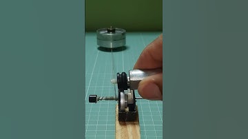 Mini caixa de redução X Cabeçote de vídeo cassete #shorts #diy #dcmotor #roboticaeducacional #maker