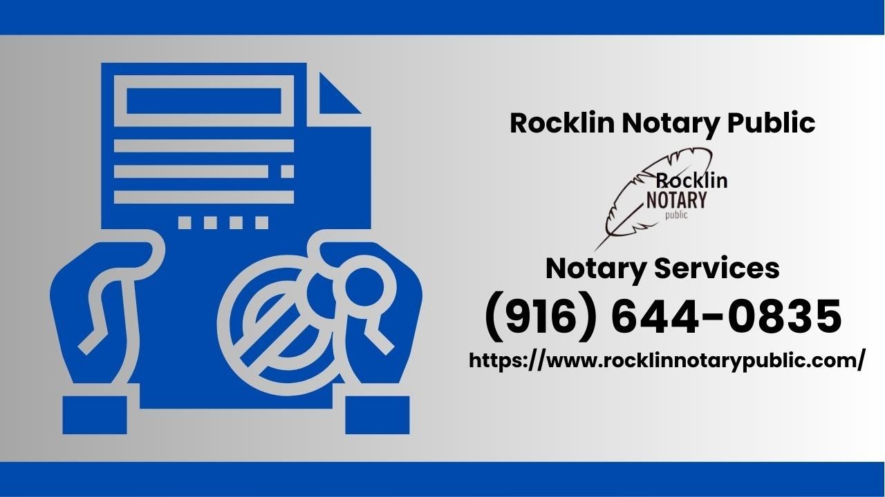 Notary Services in Lincoln California Rocklin Notary Public YouTube