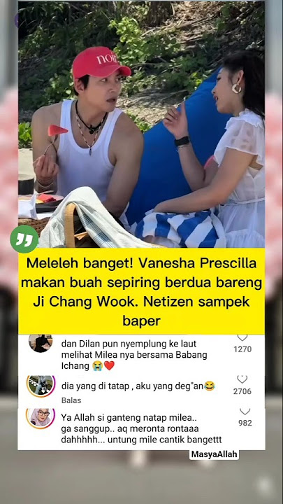 Baper! Ji Chang Wook makan bareng Vanesha Prescilla. #shortsfeed #vaneshaprescilla #jichangwook