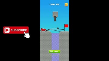 Draw Bridge Puzzle Draw Game Level 105