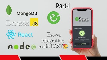 Esewa payment integration PART- 1  Frontend & Backend setup