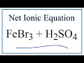 Chemical Reactions and Ionic Equations