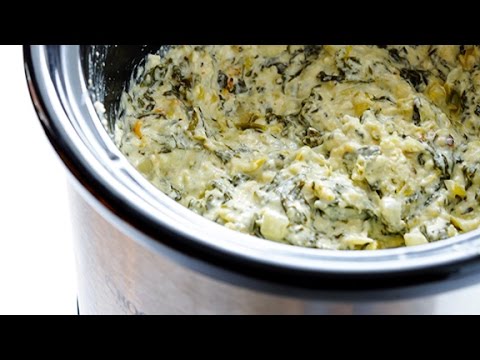 Slow Cooker Spinach Artichoke Dip - Gimme Some Oven