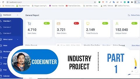 industry base project php framework CodeIgniter full project urdu and hindi introduction part 1