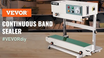 VEVOR Continuous Band Sealer FR-900 - Powerful Sealing & High Speed & Automatic Control