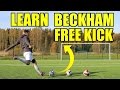 How to Bend it like Beckham - Curve Free Kick Tutorial by Ilaripro