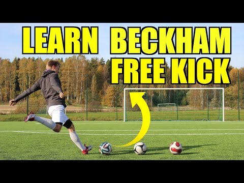 How to Bend it like Beckham - Curve Free Kick Tutorial by Ilaripro