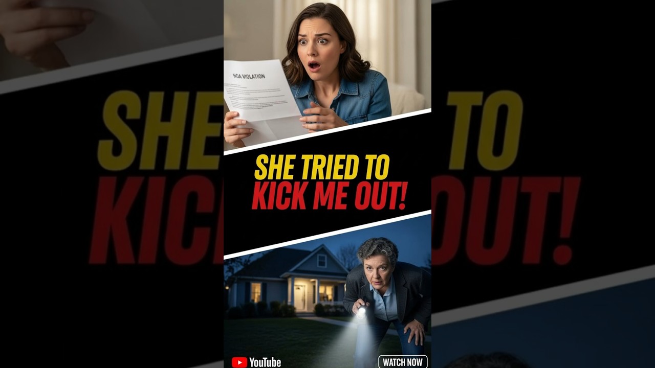 HOA Karen Tried To Kick Me Out — But I Fought Back! 