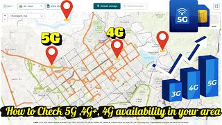 How To Check Bsnl, Airtel, Jio ,5G ,4G, 4G Availability In Your Area