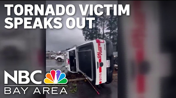 Firefighter shares story of survival following Scotts Valley tornado