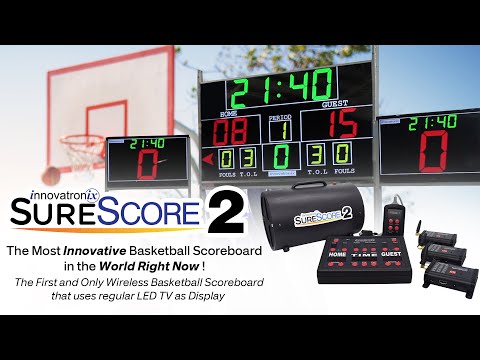 Innovatronix NextGen - Surescore II Wireless BasketBall Scoreboard Controller