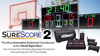 Innovatronix NextGen - Surescore II Wireless BasketBall Scoreboard Controller