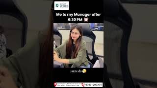 𝐌𝐞 𝐭𝐨 𝐦𝐲 𝐦𝐚𝐧𝐚𝐠𝐞𝐫 𝐚𝐟𝐭𝐞𝐫 𝟔:𝟑𝟎 𝐏𝐌! 😅