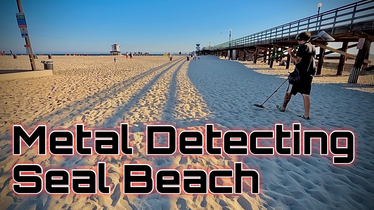 We Search the Beach for Treasure • Metal Detecting with ...