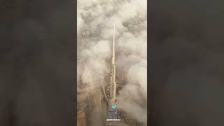 Will Smith Sitting On Top Of The Burj Khalifa The Tallest Building In The World 