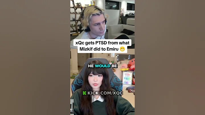 xQc gets PTSD from what Emiru revealed Mizkif did 😬 #xqc #emiru #mizkif #drama #relationship