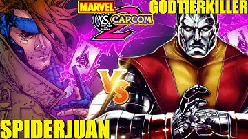MvC2 Mvci Umvc3 SPIDERJUAN vs GODTIERKILLER (Fightcade) pt 1