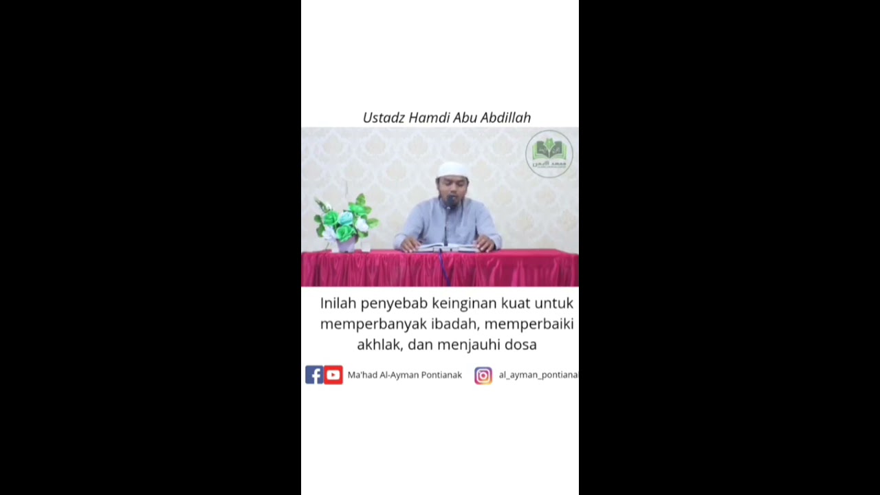 Perkuatlah ia maka  mudah bagimu untuk taat Ustadz Hamdi 