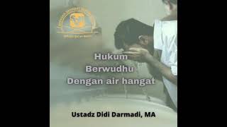 Bolehkah berwudhu dengan air yang dipanaskan?