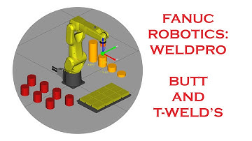 FANUCS ROBOGUIDE SOFTWARE WELDER PRO BUTT AND T WELD