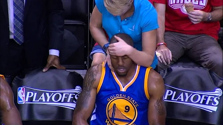 Andre Iguodala neck ''massage'' vs Rockets! (2016 Playoffs)