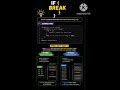 Does break Exit the if Block or the Loop? 🤔