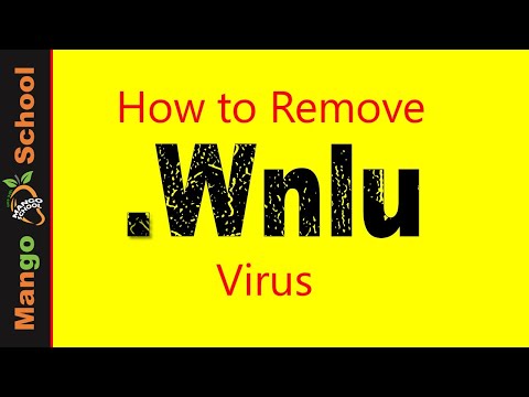 Wnlu File Virus Ransomware [.wnlu Removal and Decrypt] .wnlu Files