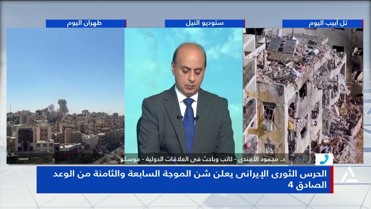د. محمود الافندى : لا يمكن عملياً التنبؤ بما قد يحدث غداً ، والأمر يعتمد على الذخيرة لدى الطرفين