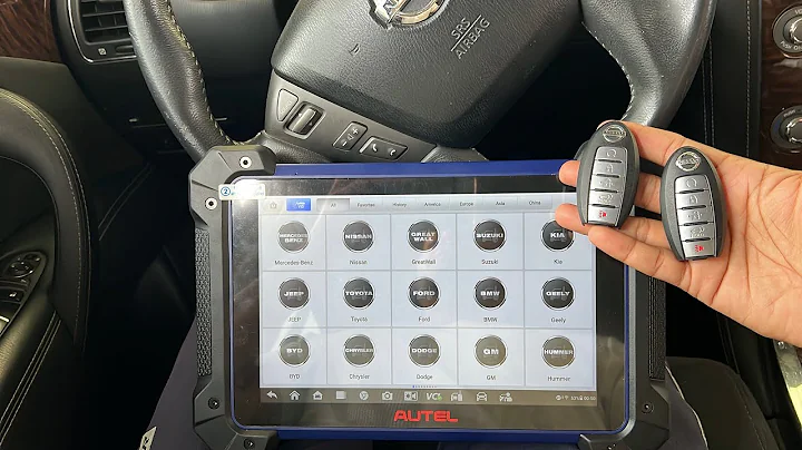 Nissan Patrol All Smart Keys Lost (2013–2024) Autel IM608 Pro II Key Programming