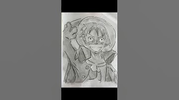 HOW TO DRAW LUFFY in minutes. #shorts