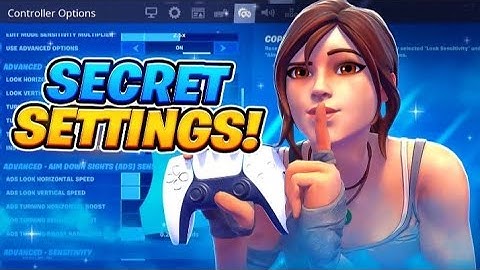 *NEW* BEST Controller Settings For Fortnite Chapter 6 (PS4/PS5/Xbox/PC)