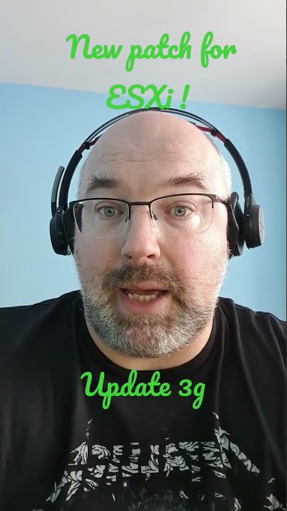 New update for #vmware #esxi hosts, update 3g !