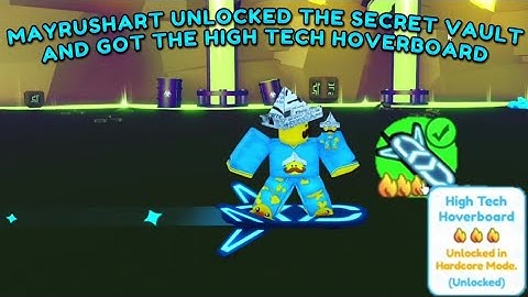 NO WAY! @mayrushart UNLOCKED THE SECRET VAULT AND GOT THE HIGH TECH HOVERBOARD | Pet Simulator X