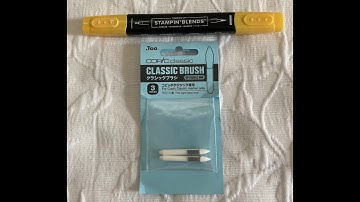 How to Replace the frayed brush tip on your Stampin Blends