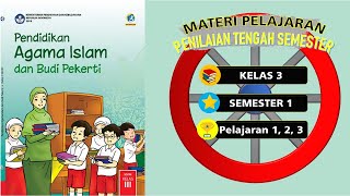 Materi pelajaran pendidikan agama islam pai untuk siswa kelas 3 sd
latihan soal pts uts (pendidikan islam)., penilaian tengah semester
atau ulangan semester., dapat digunakan ...