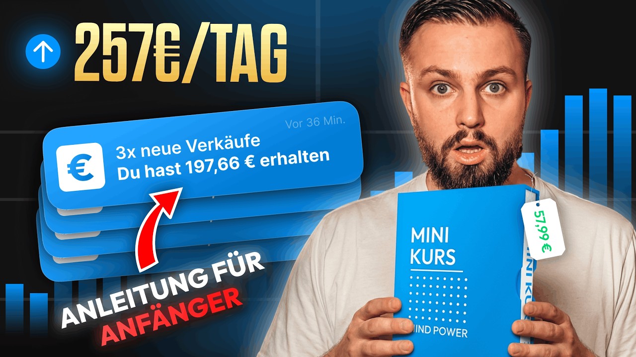 Wie ich mit anonymen KI-Mini-Kursen online Geld verdiene (ANLEITUNG FÜR ANFÄNGER 2026)