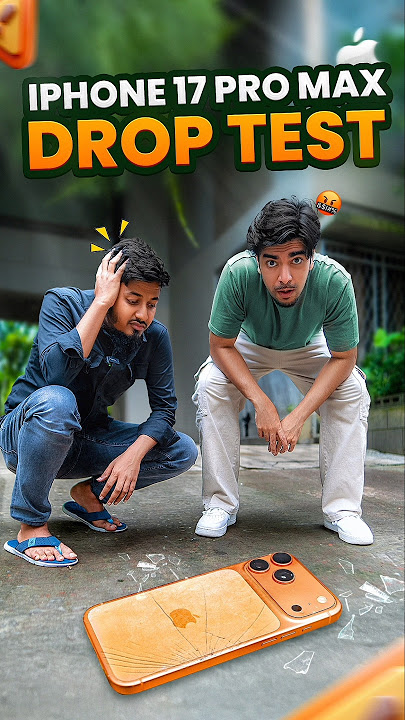 বাংলাদেশের প্রথম অত্যাচারিত iPhone 17 Pro Max #salmanmuktadir #atc #durability #droptest