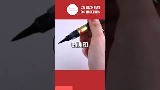 Manga Tools: Fude Brush Pens
