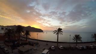 4k UHD Time-lapse. Amanecer en Gran Tarajal, Fuerteventura, Canarias.