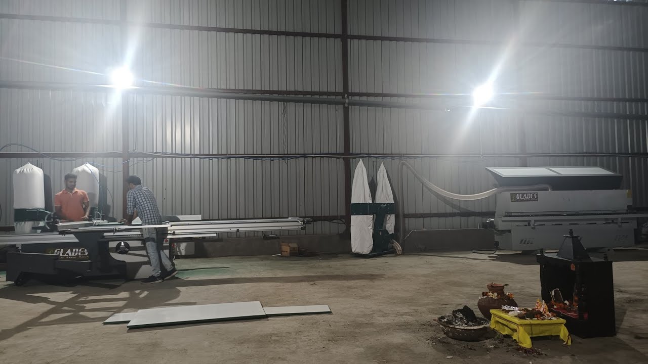 edge bending machine brajeshwari interiors new modular kitchen factory setup Dwarka Expressway