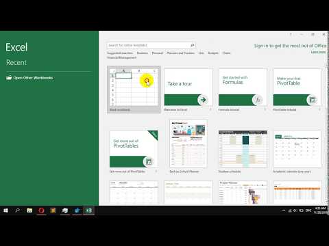 Video: Bagaimana cara mengubah pengaturan default di Excel 2016?