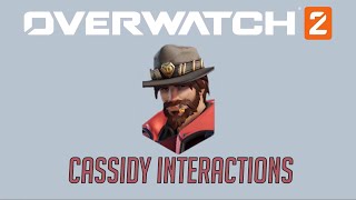 Overwatch 2 Second Closed Beta  Cassidy Interactions + Hero Specific Eliminations