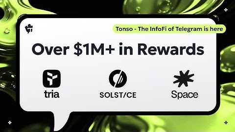 Tonso Airdrop | The First Ever INFOFI On Telegram is live | Wallet Connection & Other Guide #airdrop