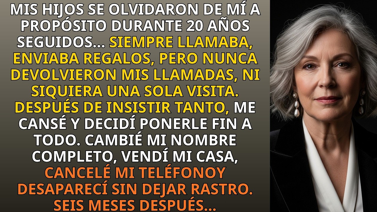 Después de 20 años de ser olvidado(a), cambié mi nombre y nunca miré atrás