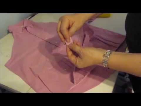 Video: We Sew A Kitchen Apron From A Men's Shirt