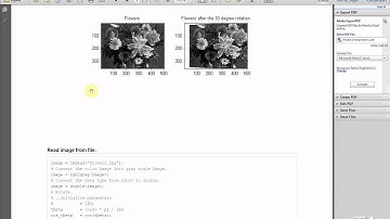 Rotation of an image using bilinear interpolation in Matlab