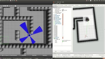 Autonomous navigation with obstacle and tilting laser (GAZEBO + ROS)