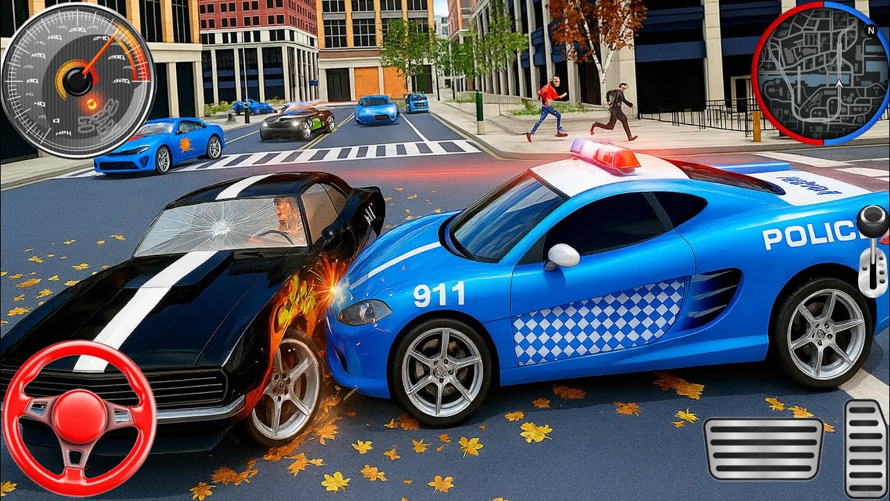 Police Car Chase Simulator 3D Game - Real Cop Cars Driving Simulator ...