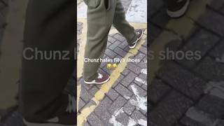 Chunkz hates ok Yung Filly’s shoes