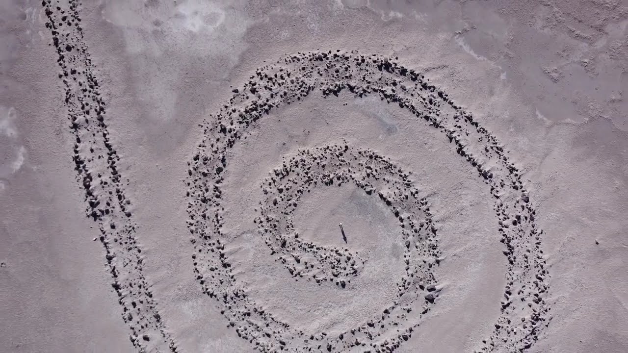 Spiral Jetty From Above  \ A Drone Journey Into Utah’s Land Art Icon